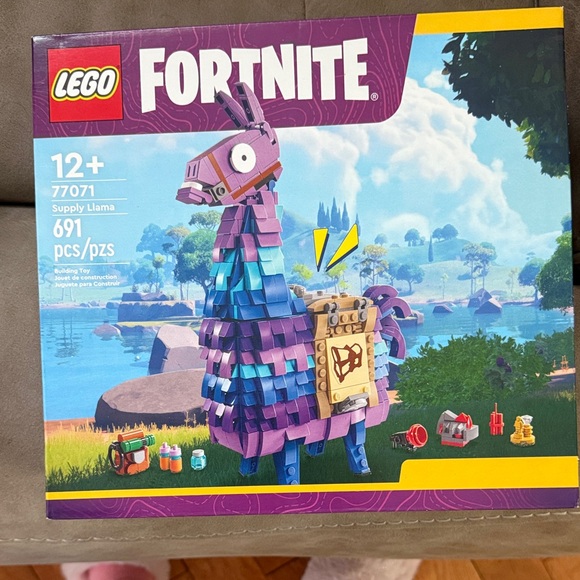 Lego Other - LEGO Fortnite Llama with Blue and Purple Bricks
